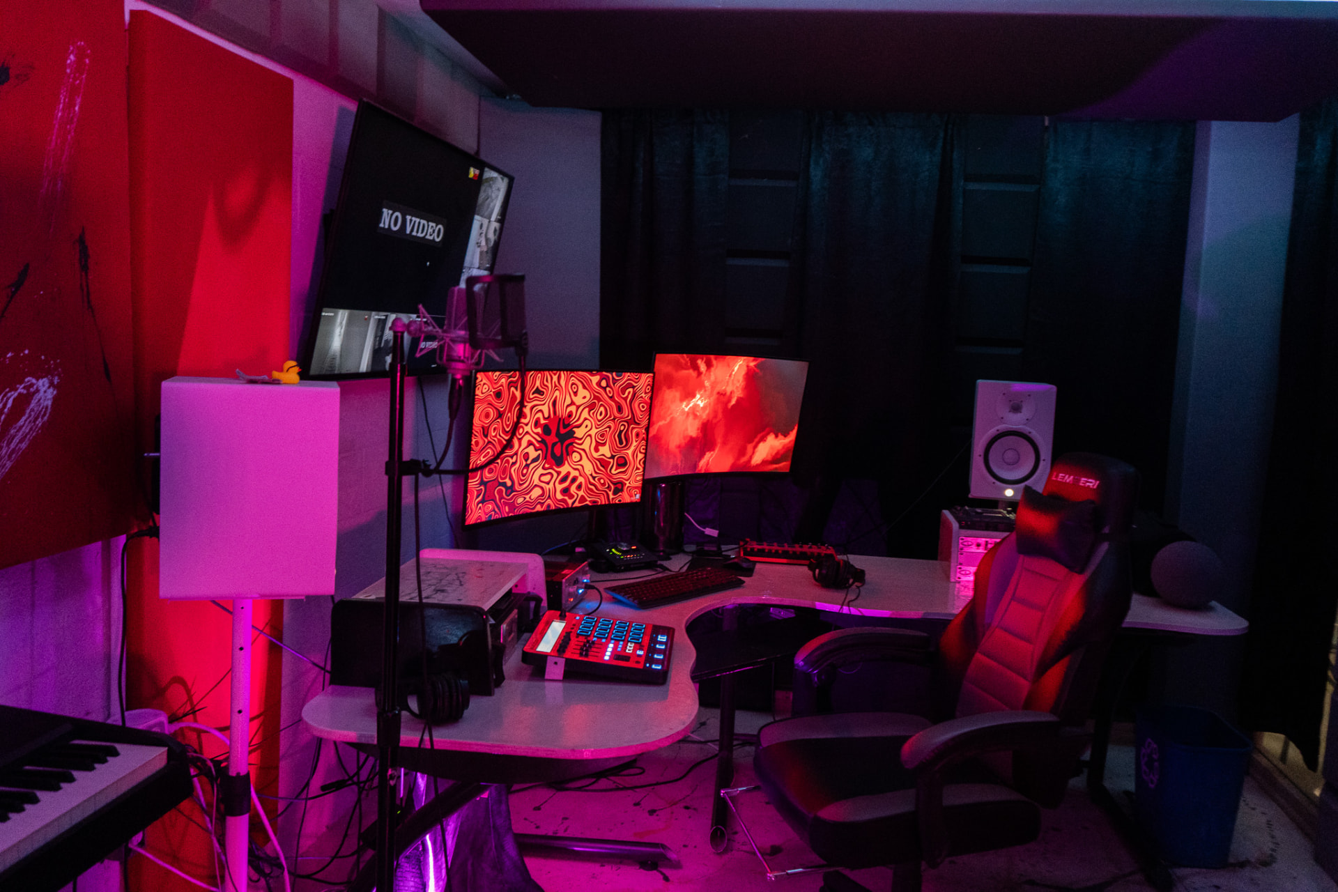 Studio B recording workstation